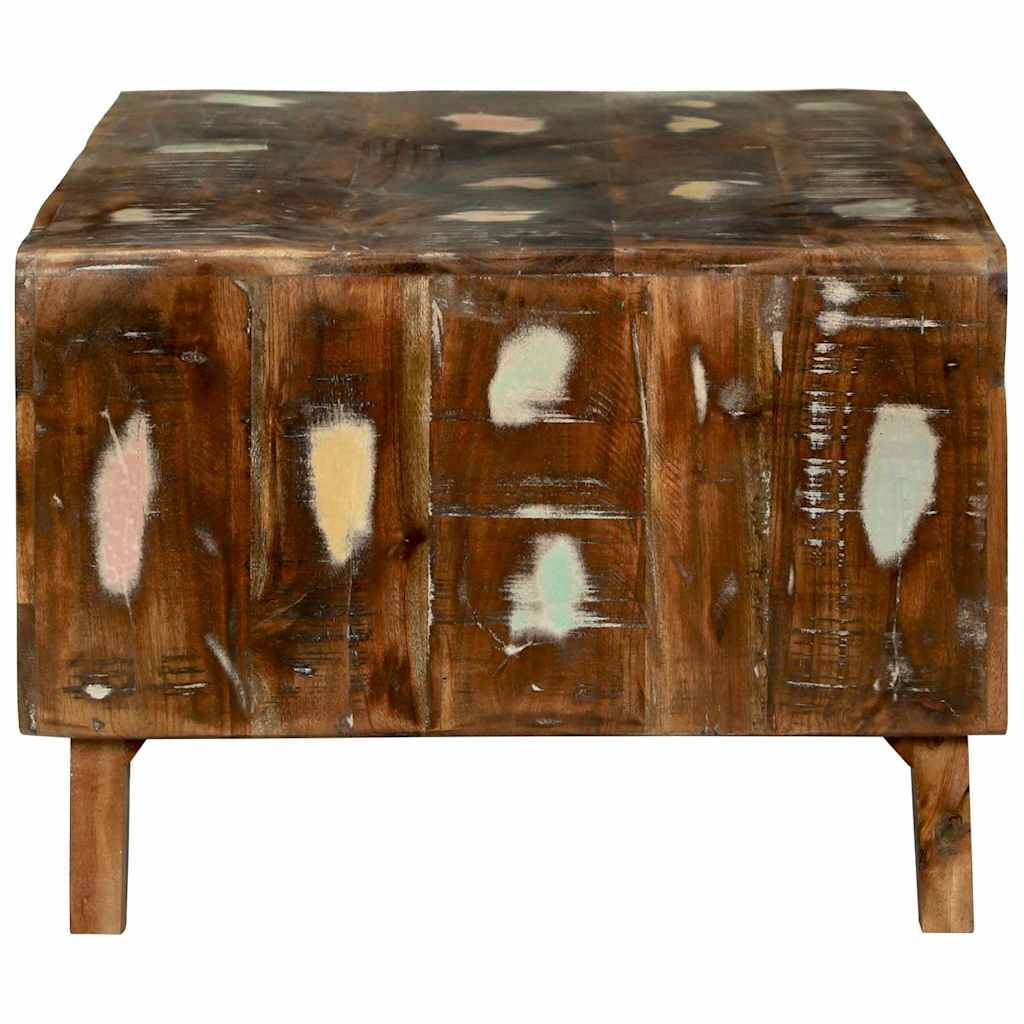 Tavolino da salotto 90 x 50 x 35 cm Legno Recuperato Massello | homemem39