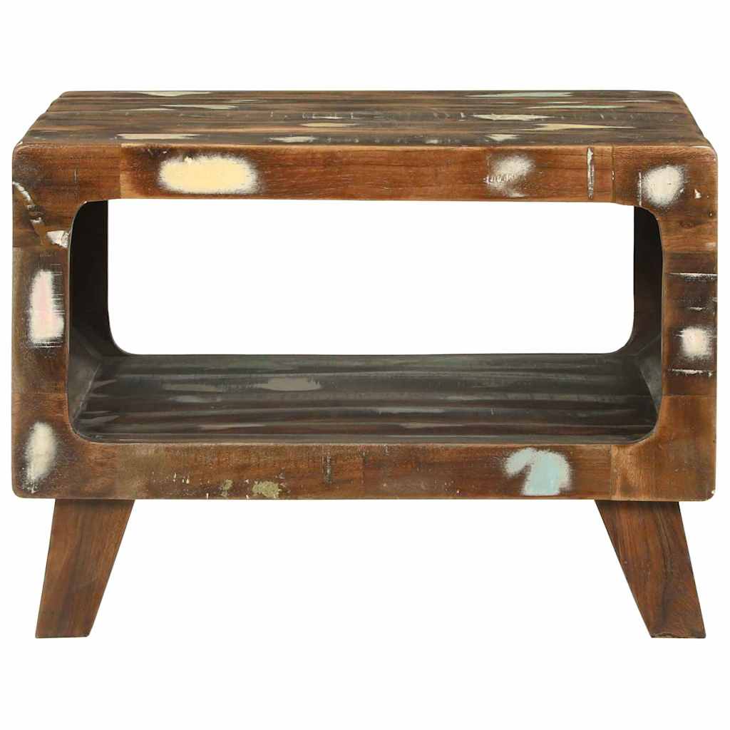 Tavolino da salotto 50 x 50 x 35 cm Legno Recuperato Massello | homemem39