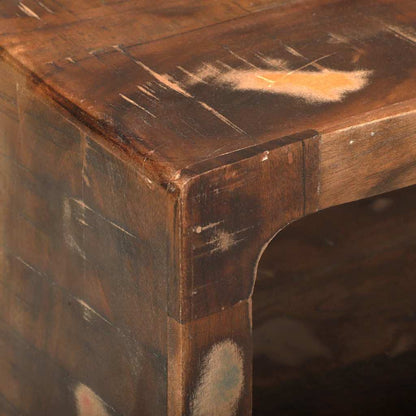 Mobile TV Multicolore Legno massello di recupero