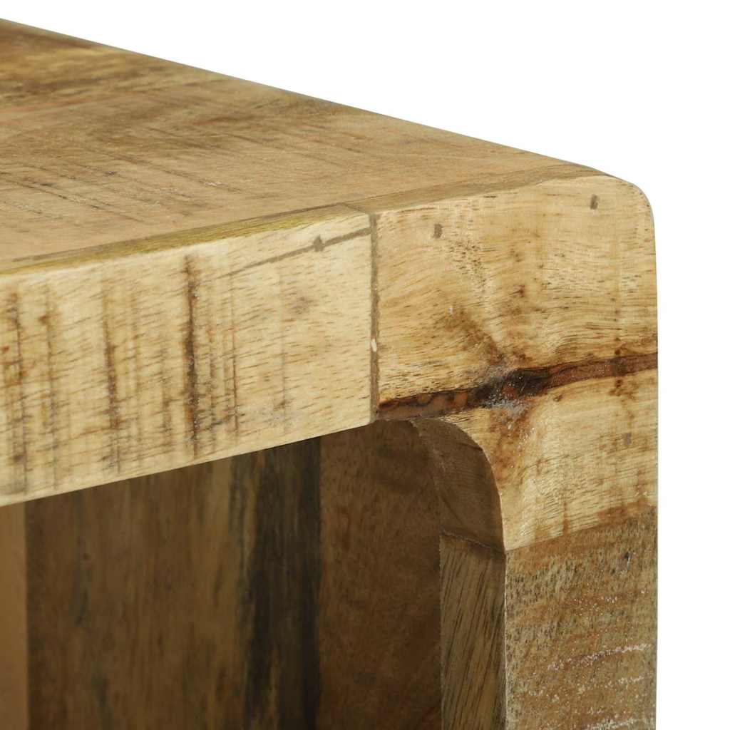 Mobile TV con lo scaffale Marrone Legno massello di mango