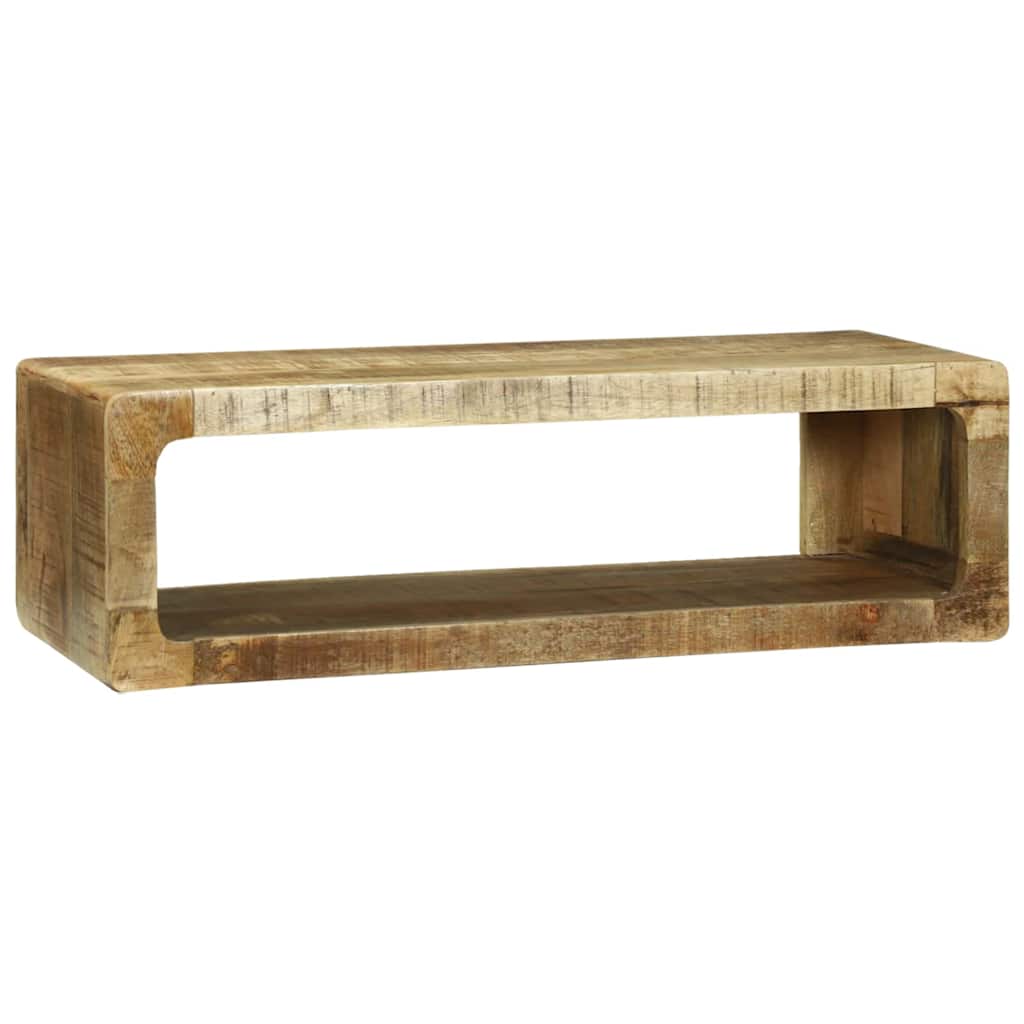 Mobile TV con lo scaffale Marrone Legno massello di mango