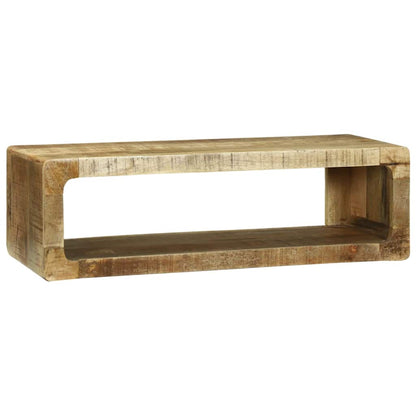 Mobile TV con lo scaffale Marrone Legno massello di mango