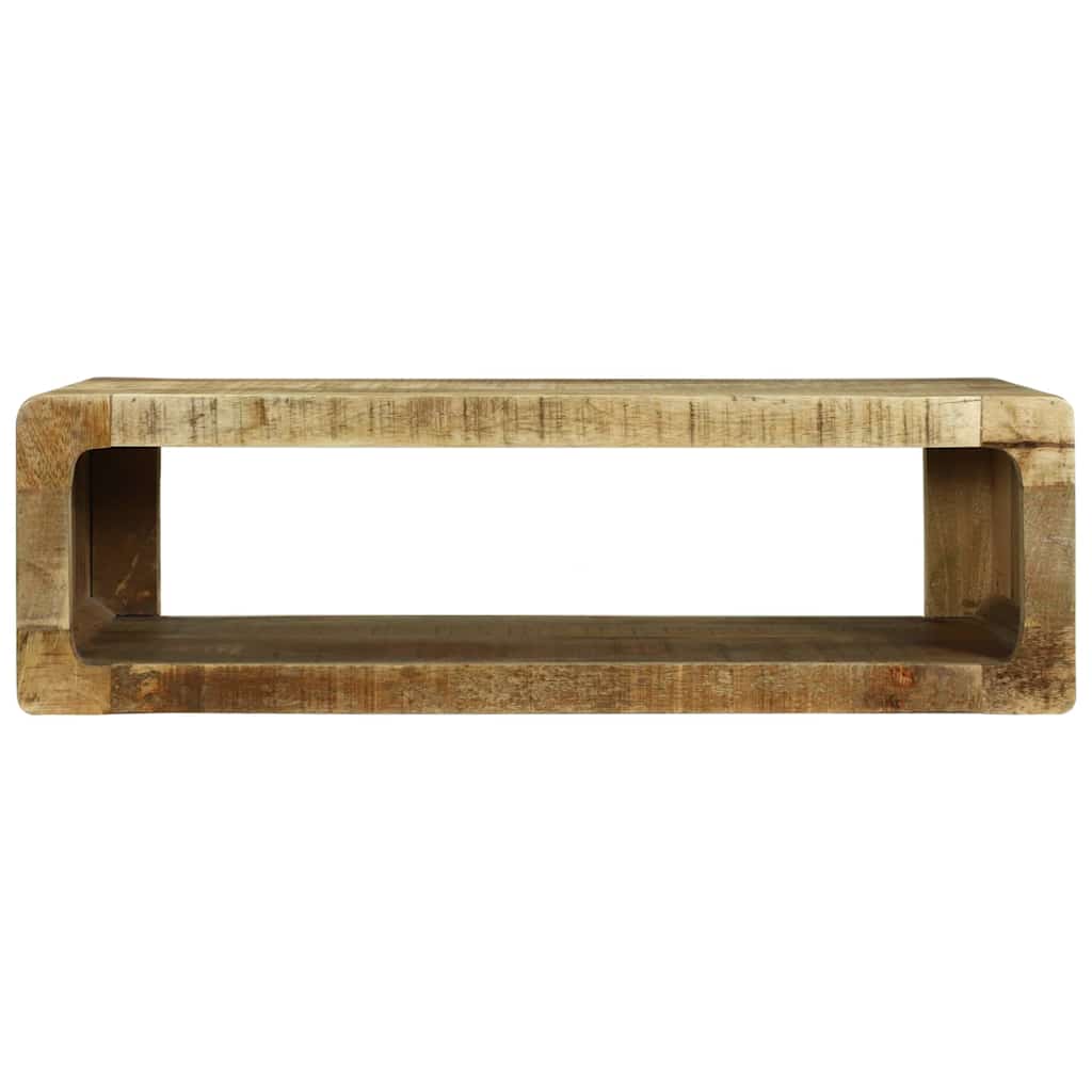 Mobile TV con lo scaffale Marrone Legno massello di mango