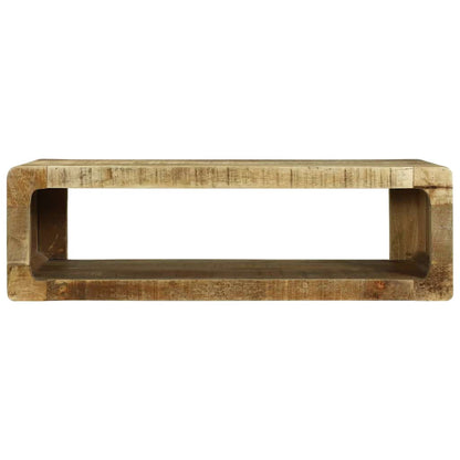 Mobile TV con lo scaffale Marrone Legno massello di mango