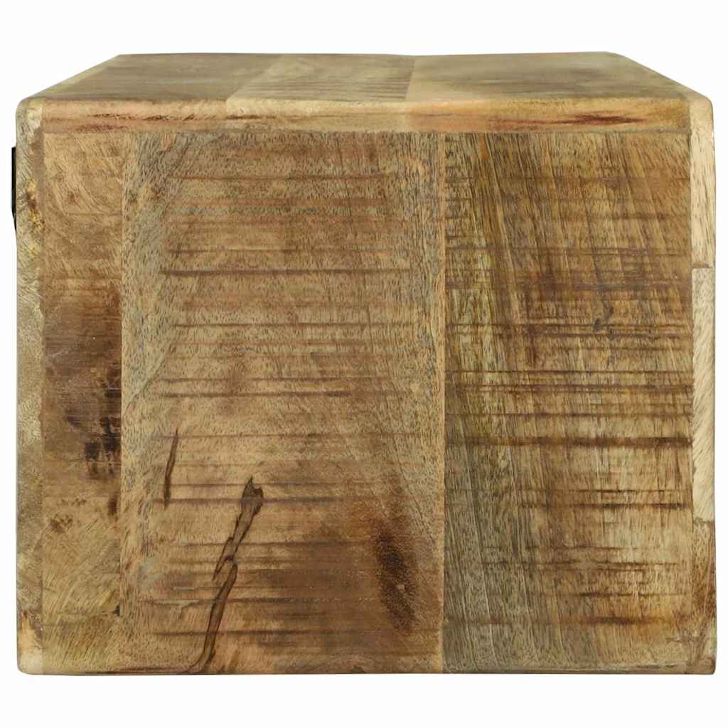 Mobile TV con lo scaffale Marrone Legno massello di mango