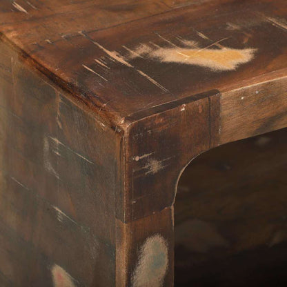 Mobile TV Multicolore Legno massello di recupero