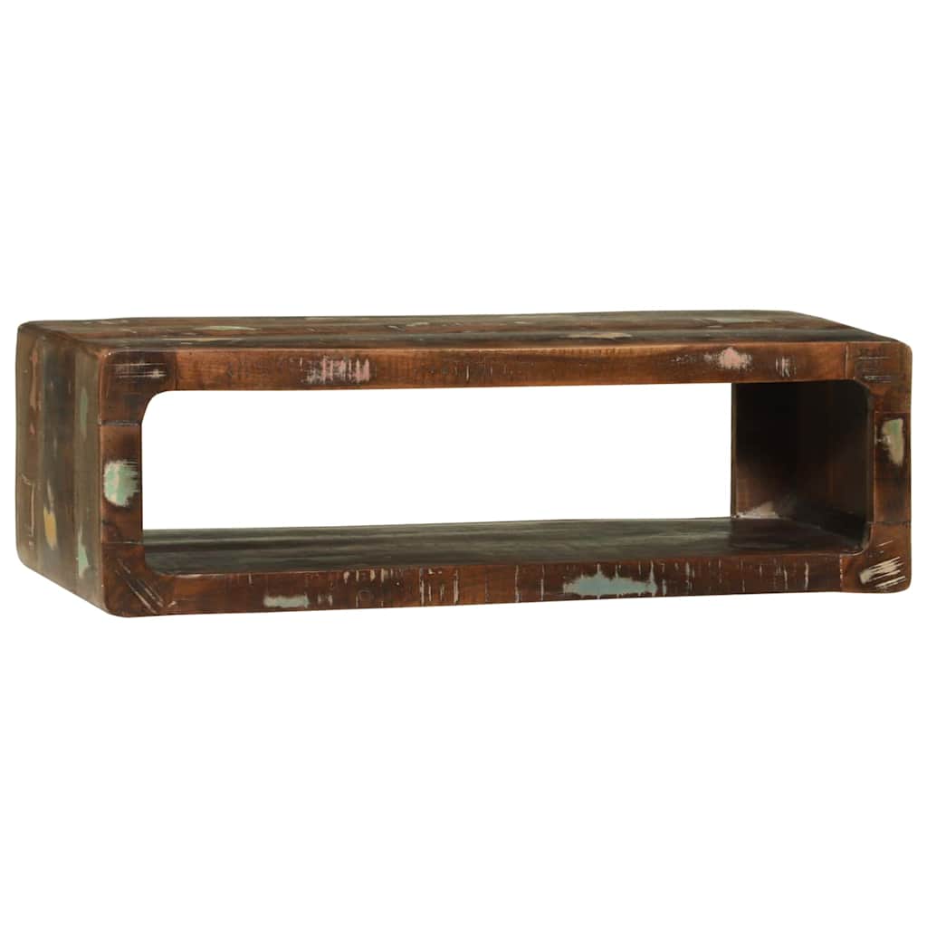 Mobile TV Multicolore Legno massello di recupero