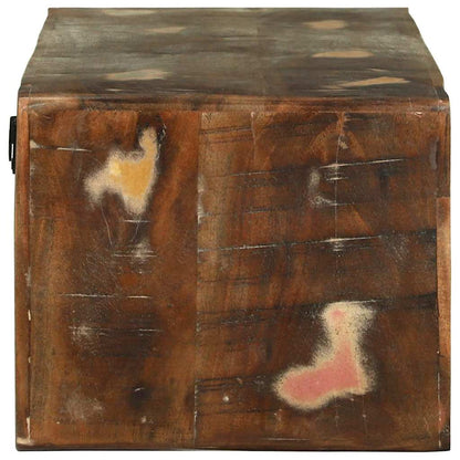 Mobile TV Multicolore Legno massello di recupero