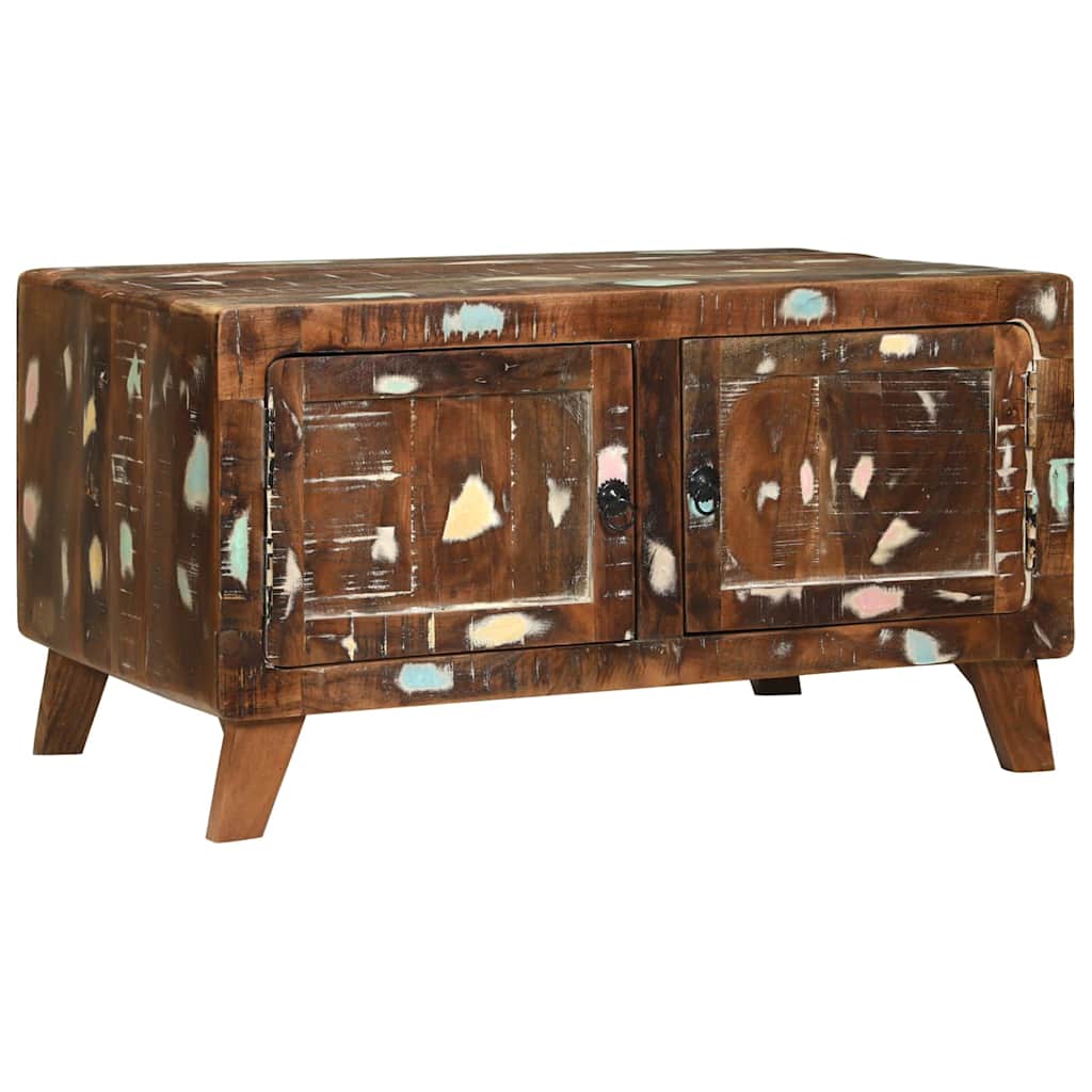 Tavolino da salotto Multicolore Legno Recuperato Massello | homemem39