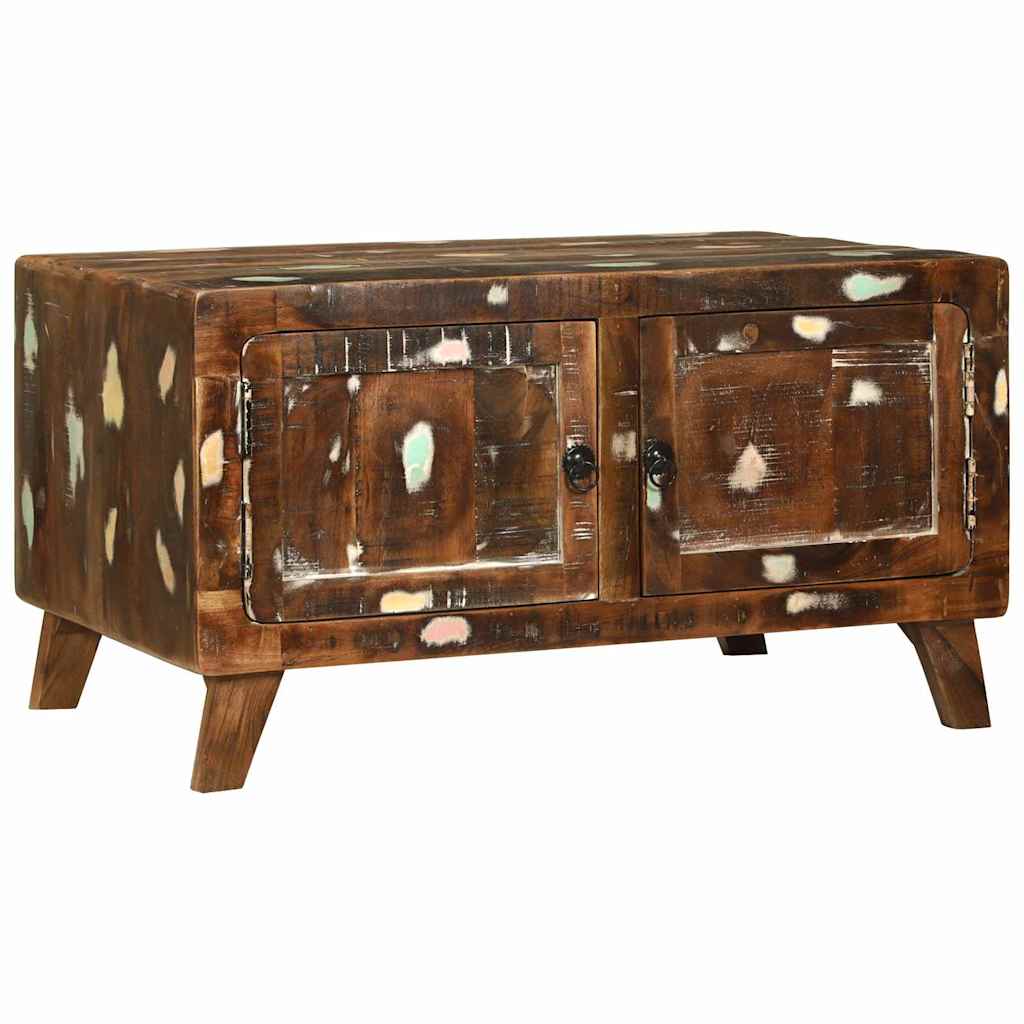 Tavolino da salotto Multicolore Legno Recuperato Massello | homemem39