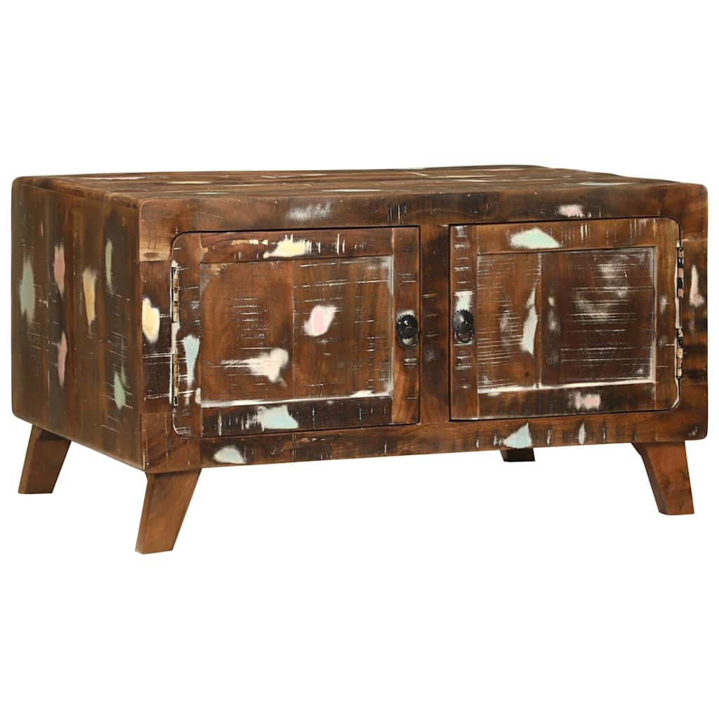 Tavolino da salotto Multicolore Legno Recuperato Massello | homemem39