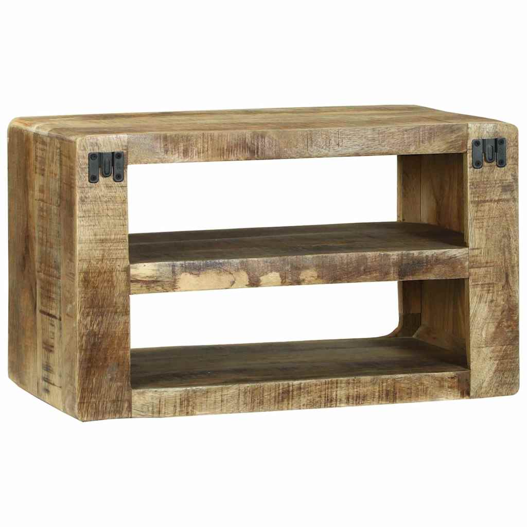 Mobile TV Marrone 60 x 32 x 36 cm Legno massello di mango