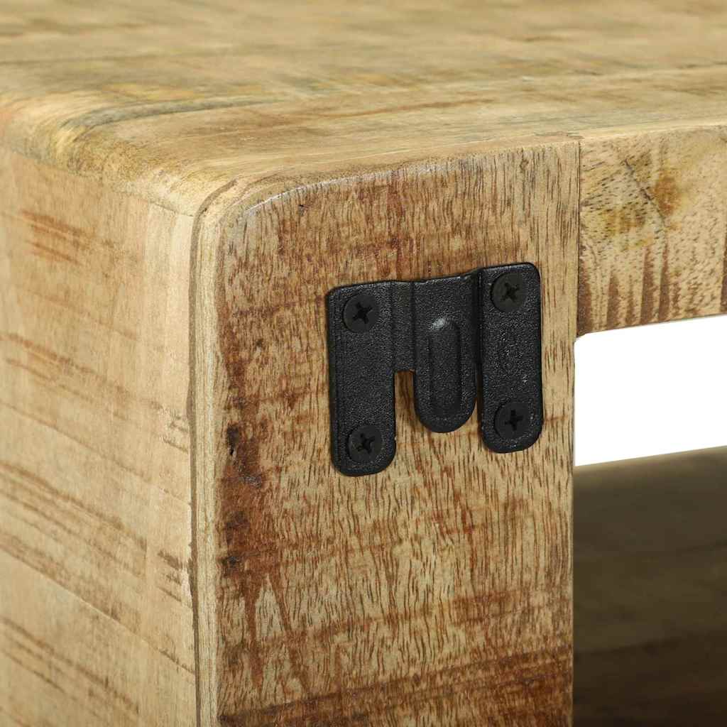 Mobile TV Marrone 80 x 32 x 36 cm Legno massello di mango