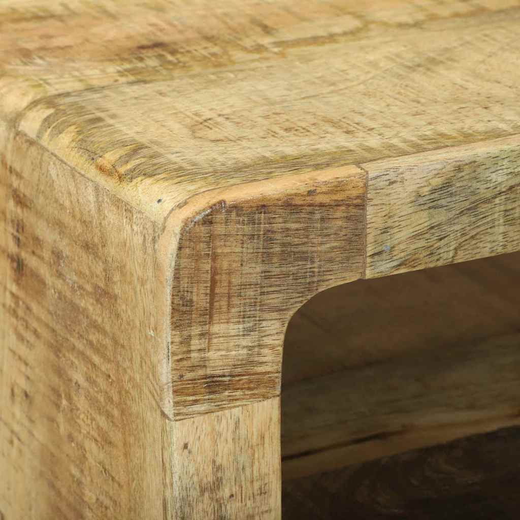 Mobile TV Marrone 80 x 32 x 36 cm Legno massello di mango