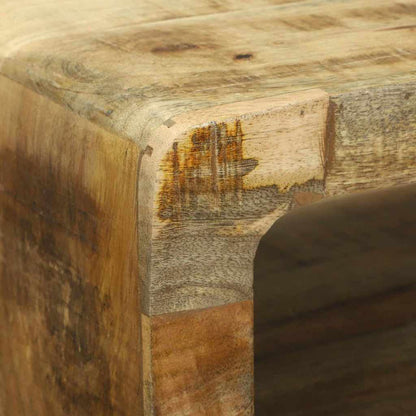 Mobile TV Marrone 100 x 32 x 36 cm Legno massello di mango