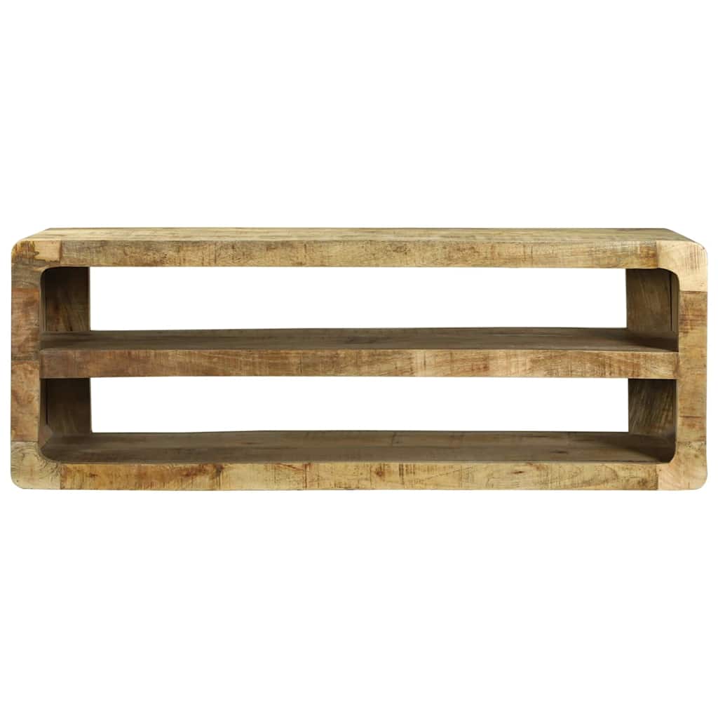 Mobile TV Marrone 100 x 32 x 36 cm Legno massello di mango