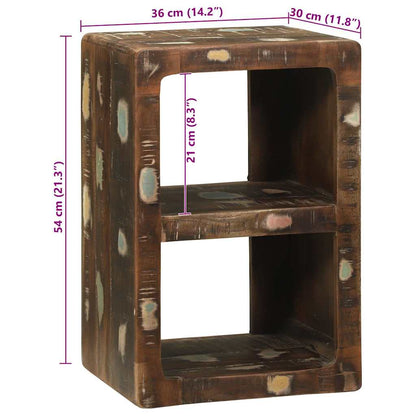 Mobile TV Multicolore Legno massello di recupero