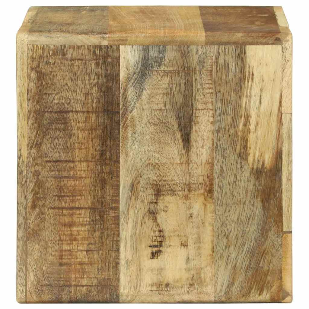 Unità TV 2 pcs Marrone Legno massello di mango ruvido