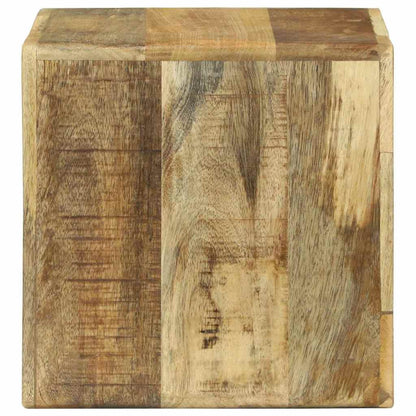 Unità TV 2 pcs Marrone Legno massello di mango ruvido