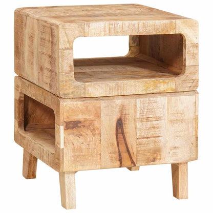 Tavoli da Fine Marrone 40 x 40 x 49 cm legno massello di mango