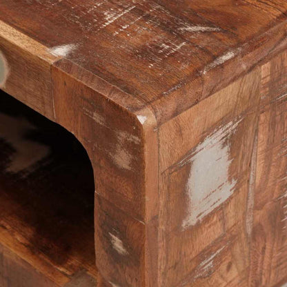 Tavoli da Fine Marrone Legno Recuperato Massello