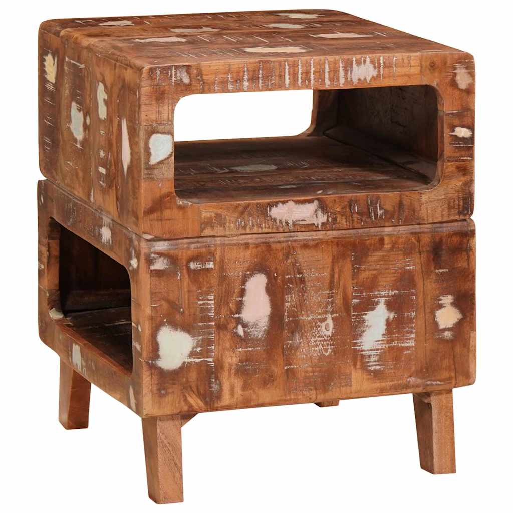 Tavoli da Fine Marrone Legno Recuperato Massello