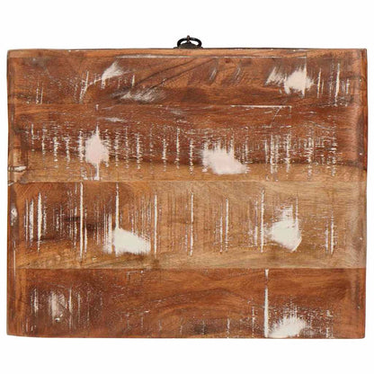 Tavoli da Fine con cassetto Marrone Legno Recuperato Massello