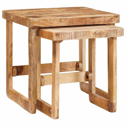 Tavoli da Fine Marrone legno massello di mango