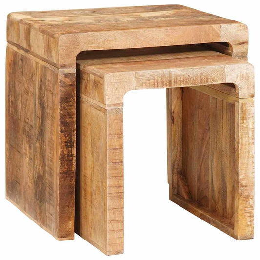 Tavoli da Fine Marrone legno massello di mango