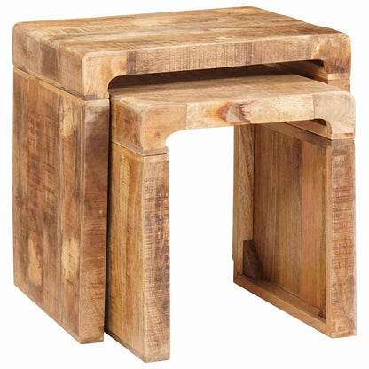 Tavoli da Fine Marrone legno massello di mango