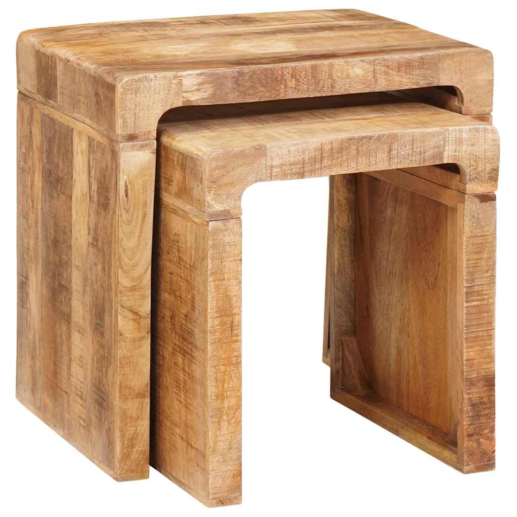 Tavoli da Fine Marrone legno massello di mango