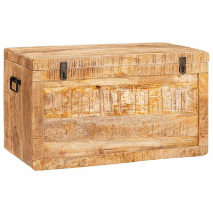 Scatola di Stoccaggio Marrone legno massello di mango