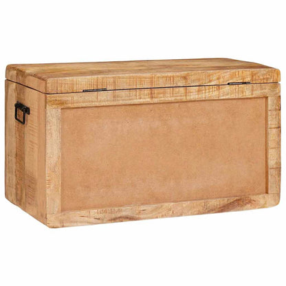 Scatola di Stoccaggio Marrone legno massello di mango