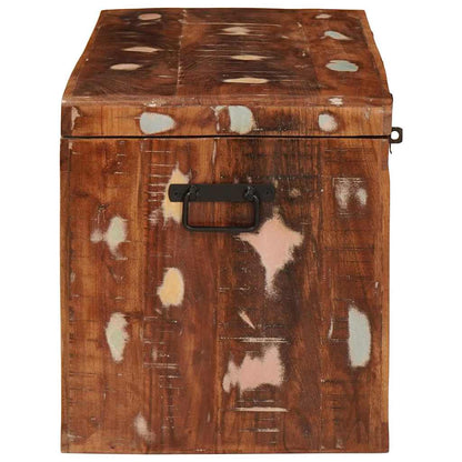 Scatola di Stoccaggio Multicolore legno massello di riciclo