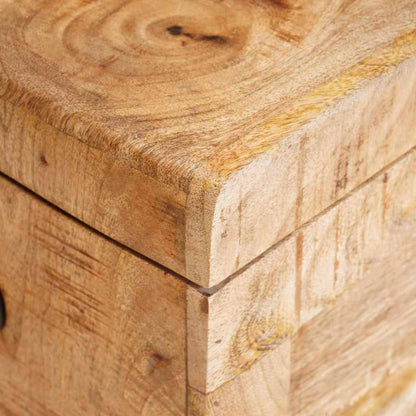 Scatola di Stoccaggio con archiviazione legno massello di mango