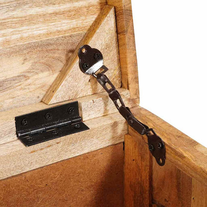 Scatola di Stoccaggio con archiviazione legno massello di mango