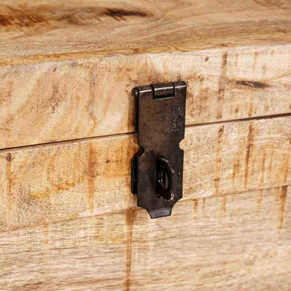 Scatola di Stoccaggio con archiviazione legno massello di mango