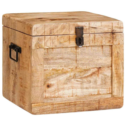 Scatola di Stoccaggio con archiviazione legno massello di mango