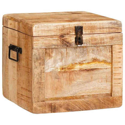 Scatola di Stoccaggio con archiviazione legno massello di mango