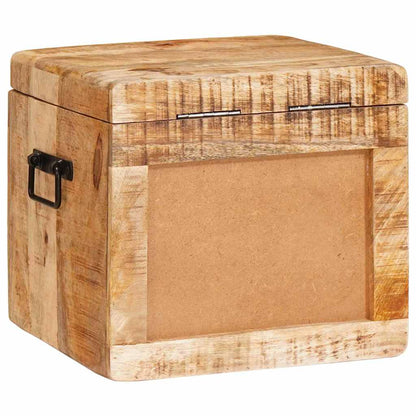 Scatola di Stoccaggio con archiviazione legno massello di mango
