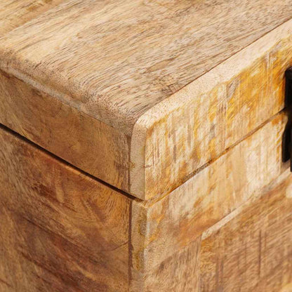 Scatola di Stoccaggio 70 x 35 x 40 cm legno massello di mango