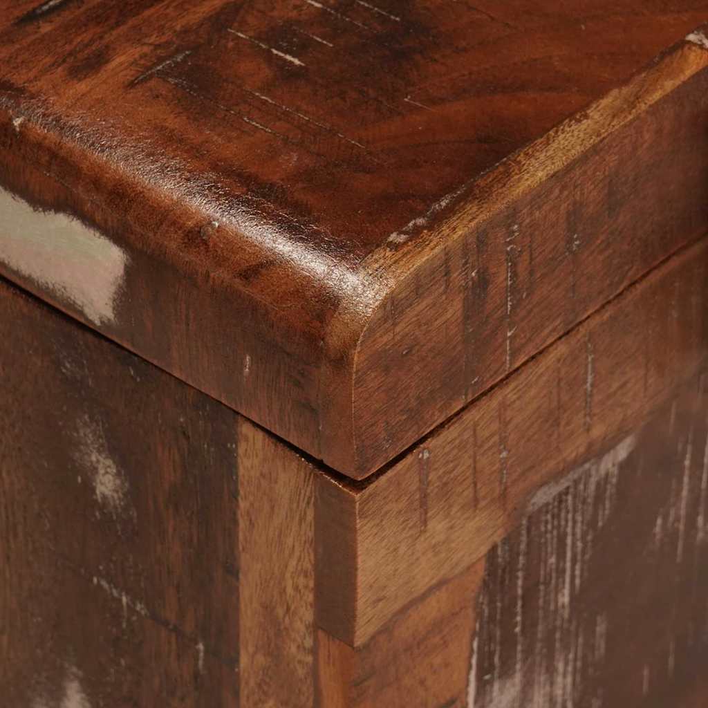 Scatola di Stoccaggio 70 x 35 x 40 cm legno massello di riciclo