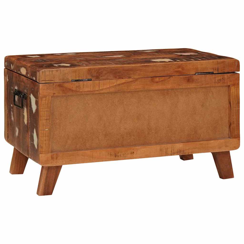 Scatola di Stoccaggio 70 x 35 x 40 cm legno massello di riciclo