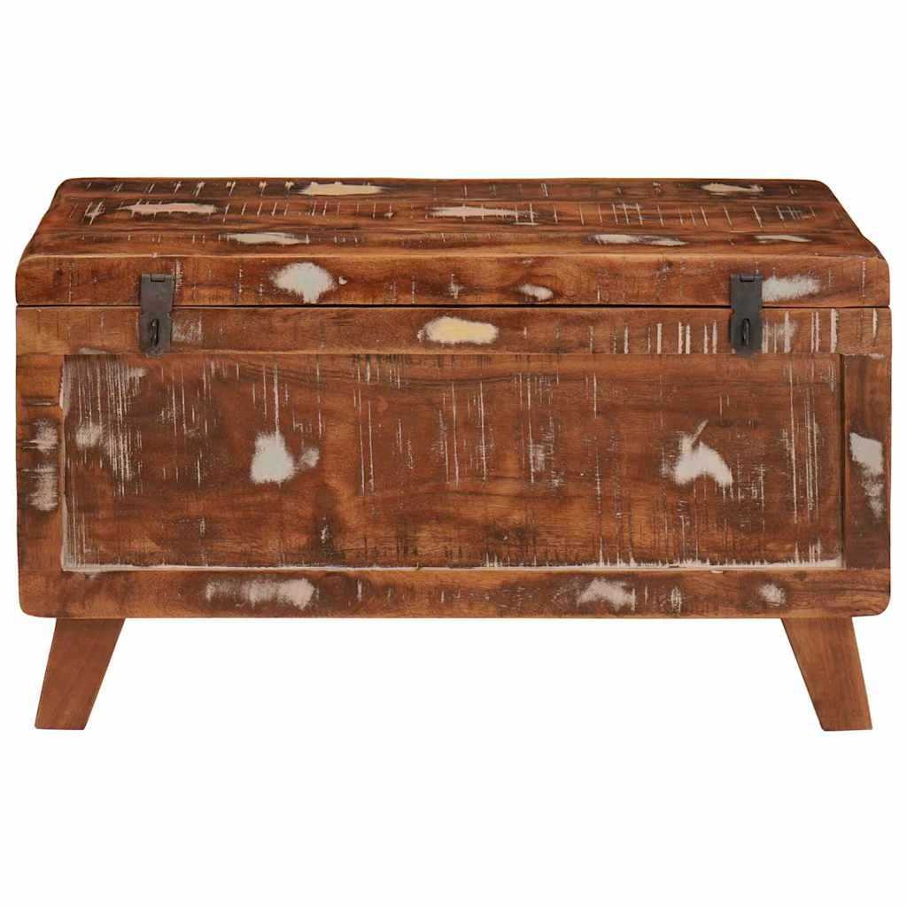 Scatola di Stoccaggio 70 x 35 x 40 cm legno massello di riciclo
