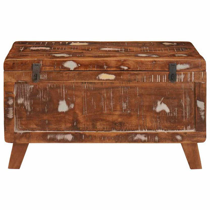 Scatola di Stoccaggio 70 x 35 x 40 cm legno massello di riciclo