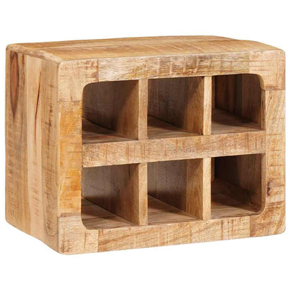 Portabottiglie Marrone 44 x 30 x 35 cm legno massello di mango
