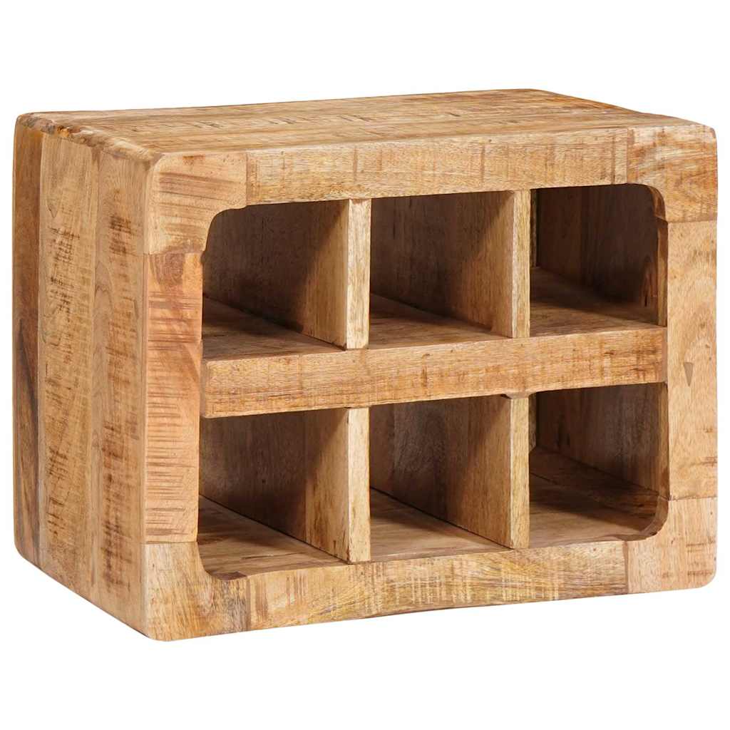 Portabottiglie Marrone 44 x 30 x 35 cm legno massello di mango
