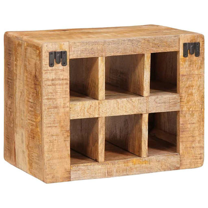 Portabottiglie Marrone 44 x 30 x 35 cm legno massello di mango