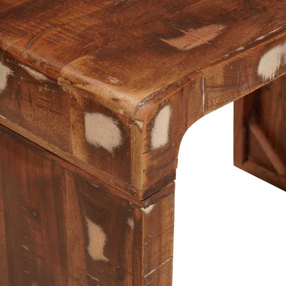 Tavolino 60 x 35 x 45 cm legno massello di riciclo
