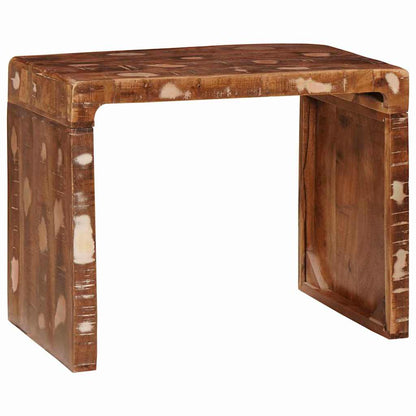 Tavolino 60 x 35 x 45 cm legno massello di riciclo